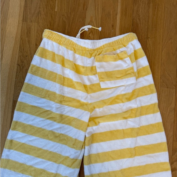 P.J. Salvage Cabana Paradise Stripe Pajama Pants Lemon Size Medium Women's - Picture 9 of 10